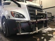 304 Stainless Steel Truck Deer Guard Silver Color For Freightliner Cascadia