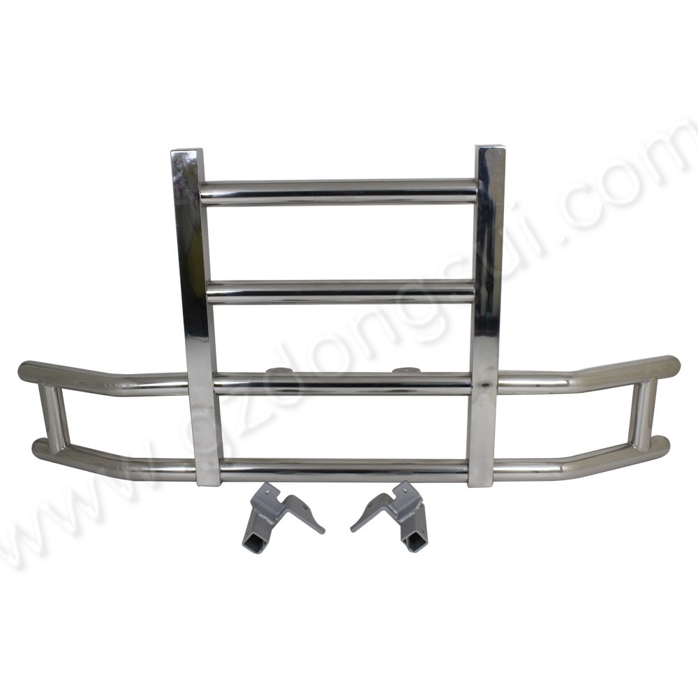 American Semi Big Truck Deer Guard Bumper Hand Polish