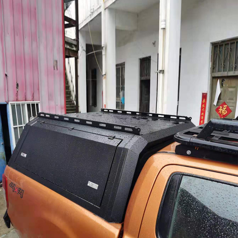 4x4 Black Steel Hard Tonneau Cover For Toyota Hilux Ford Ranger F150 BT50 Dmax