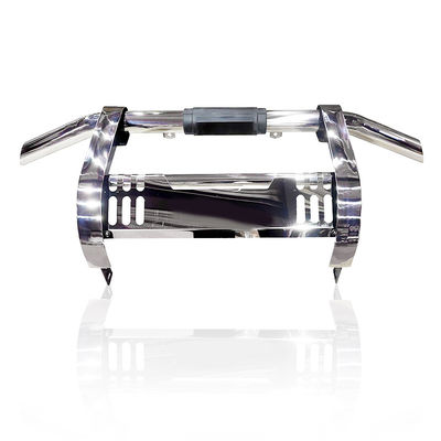 Nuovo Easy Car Fronte in acciaio inossidabile paraurti anteriore Bull Bar con luci a led per toyota Hilux Vigo Revo Rocco Nissan NP300 Navara Isuzu Mitsubishi Volkswagen Ford F150 Raptor Ranger