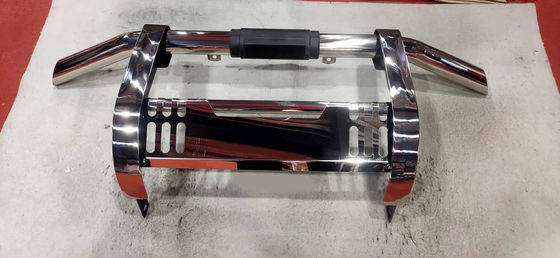 Nuovo Easy Car Fronte in acciaio inossidabile paraurti anteriore Bull Bar con luci a led per toyota Hilux Vigo Revo Rocco Nissan NP300 Navara Isuzu Mitsubishi Volkswagen Ford F150 Raptor Ranger