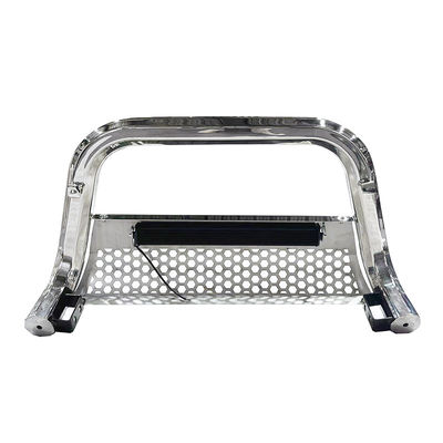 Paraurti anteriore in acciaio inossidabile per pickup Dongsui 4x4 con barra di protezione e luci a striscia per Hilux Ranger D-max