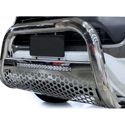 Paraurti anteriore in acciaio inossidabile per pickup Dongsui 4x4 con barra di protezione e luci a striscia per Hilux Ranger D-max