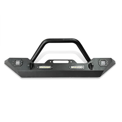 LED Truck Bull Bar Black Powder Coat Finish 12V Acciaio Montaggio con funzionalità di luce integrata