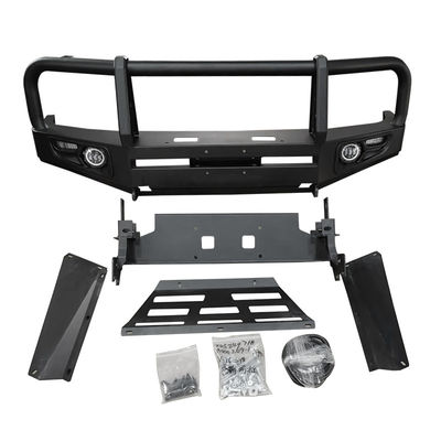 Off Road 4x4 Auto Parts Accessoiri auto in acciaio nero Bar di copertura anteriore per Toyota Hiace