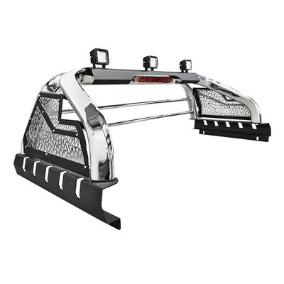 Roll bar sportivo personalizzato in acciaio inossidabile per fuoristrada, accessori per auto con luci a LED per Hilux Revo