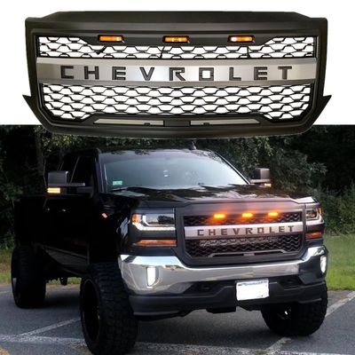 Griglie su ordinazione di Chevrolet Silevrado per i camion, griglia della parte anteriore 4X4 di grado superiore
