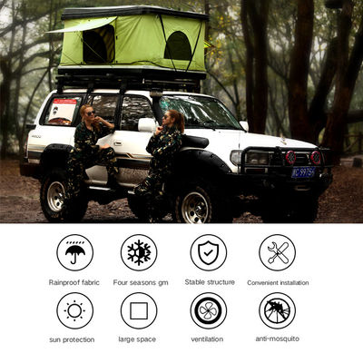 Sbocco di fabbrica fuori dell'ABS impermeabile di campeggio Shell Car Roof Top Tent dura per l'automobile di SUVs