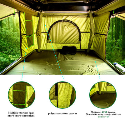 Tenda automatica di campeggio Hardshell del tetto dell'automobile della persona di Wholesale Aluminum Ladder 4 del produttore dell'OEM