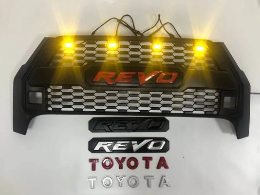 ABS Front Grill nero di plastica di Wholesale del produttore dell'OEM per Toyota Hilux Rocco Revo 2020 2021