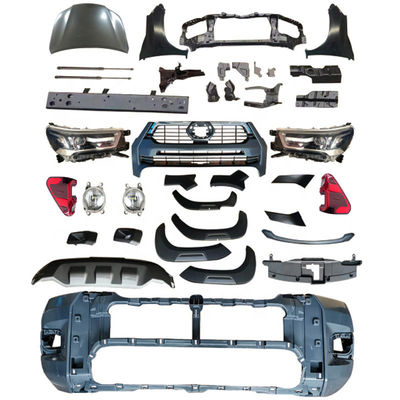 Corredo di plastica del corpo di ringiovanimento del viso dell'ABS della luce dell'automobile di Wholesale Nudge Bar del produttore dell'OEM per Toyota Hilux Revo Rocco 2021