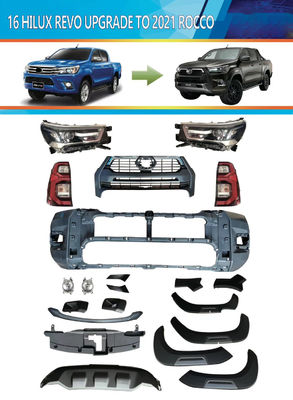 Corredo di plastica del corpo di ringiovanimento del viso dell'ABS della luce dell'automobile di Wholesale Nudge Bar del produttore dell'OEM per Toyota Hilux Revo Rocco 2021