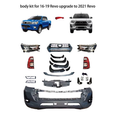 Aggiornamento di Hilux Revo 2016 al corredo di plastica 2021 del corpo dell'ABS di Revo