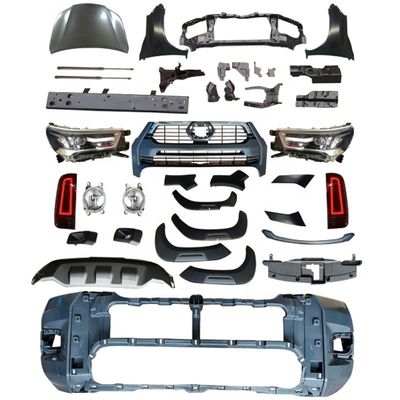 Aggiornamento di Front Rear Bumper Car Body Kit For Toyota Hilux Vigo 05-14 a Rocco 2021