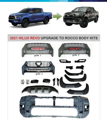 Produttore Wholesale Black Car Front Bumper Rocco 2020 dell'OEM 2021 corredi del corpo di ringiovanimento del viso