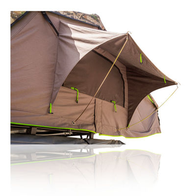 Tenda a tetto impermeabile 4x4 per 4 persone in alluminio auto da campeggio Soft Shell