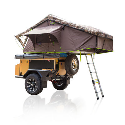 Tenda a tetto impermeabile 4x4 per 4 persone in alluminio auto da campeggio Soft Shell