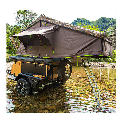 Tenda superiore di campeggio del tetto dell'automobile ritrattabile molle con il materasso di alluminio della scala
