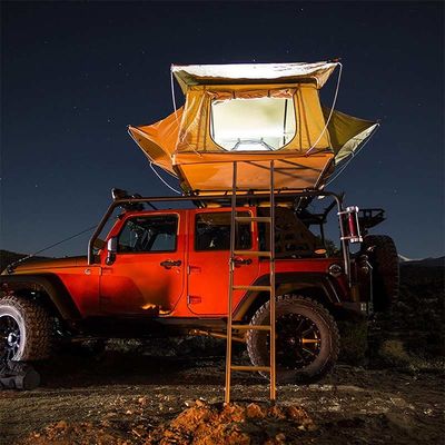 Tenda superiore di campeggio del tetto dell'automobile ritrattabile molle con il materasso di alluminio della scala