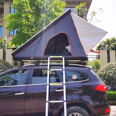 tenda dura di alluminio di campeggio di Shell Triangle Rooftop Roof Top dell'automobile 4x4 con la scala