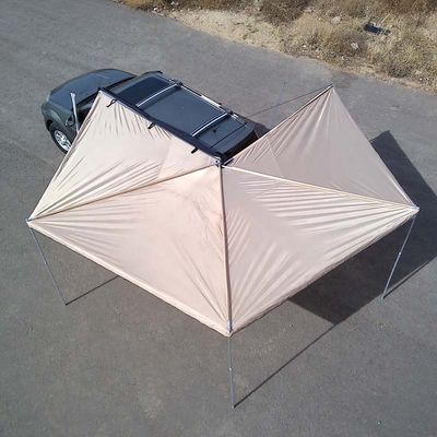 la tenda 4x4 Sunproof ritrattabile del tetto dell'automobile 420D impermeabilizza la tenda della famiglia della tenda da 270 gradi con la stanza del panno