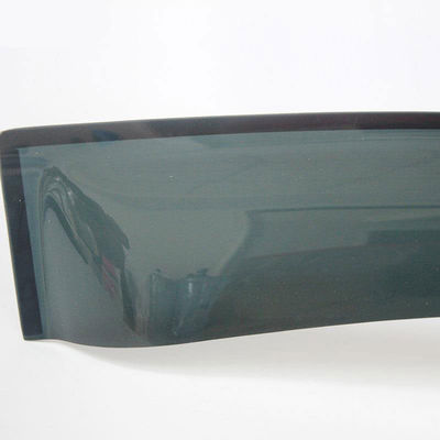 visiera di plastica della finestra della porta di Sun della pioggia dell'automobile del nero del piatto di scivolo del camion 4x4