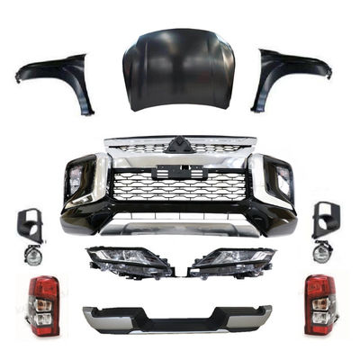 L'abitudine prende l'aggiornamento di Front Bumper Grill Facelift Body Kit For Mitsubishi Triton 2012-2019 dell'automobile a 2020