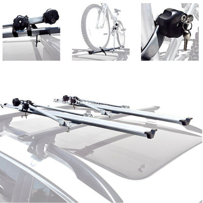 Scaffali di alluminio pieghevoli smontabili del carico del veicolo della bicicletta della bici dello scaffale di tetto dell'automobile