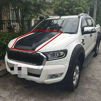 Automobile 2020 dell'ABS di Mitsubishi Tritone Front Bumper Guard 4x4 Hood Bonnet Scoops Cover