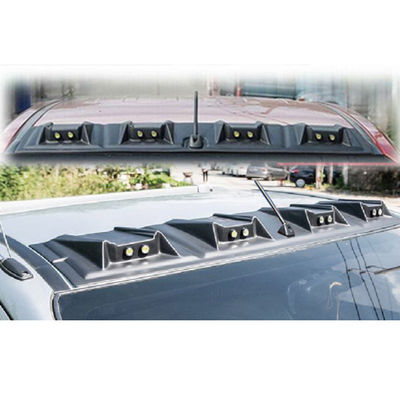 Luce del diruttore dell'automobile di Matte Black Top Cover Front per Mitsubishi Tritone L200 2019 2020 202