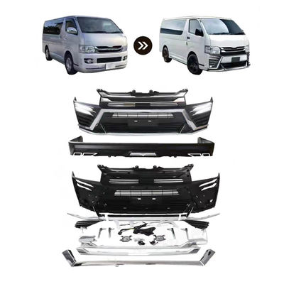Produttore Wholesale Front Rear Bumper Car Body Kit Conversion Facelift Wildbody Kit dell'OEM per Toyota Hiace 2010