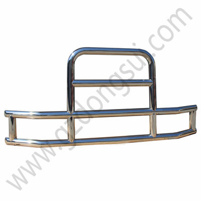 Classic Style 304 Stainless Steel Semi Truck Deer Guard Per Kenworth International Prostar Freightliner Cascadia Vnl
