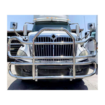 Fabbrica Dongsui Alta qualità Nuovo stile nordamericano Semi Truck Bumper Deer Guards For Freightliner Cascadia Volvo International Prostar Kenworth Peterbilt Mack Pinnacle